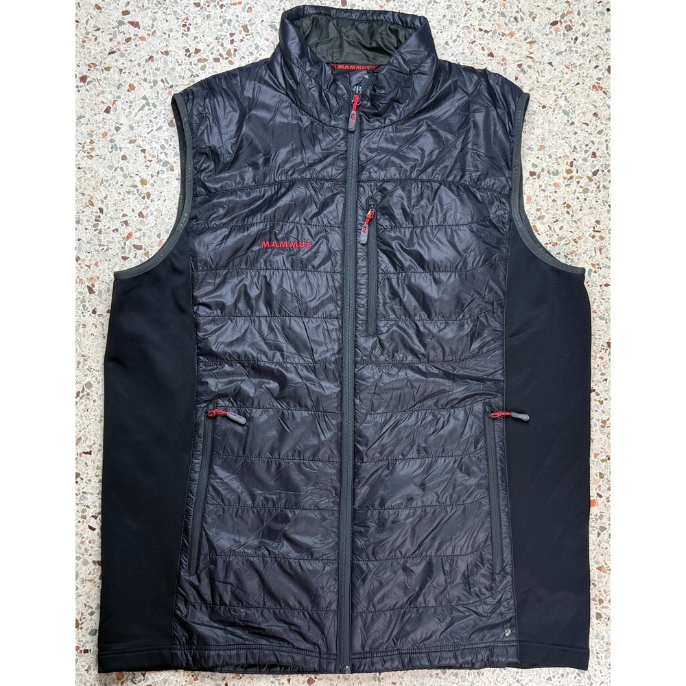 Mammut Polartec Alpha Full Zip Embroidered Puffer Vest Jacket Size 2XL